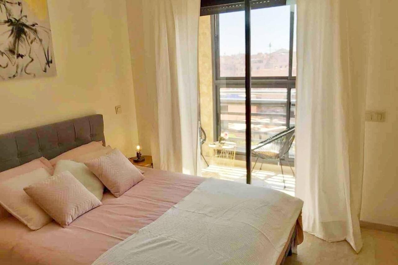 Luxueux Appartement Entre Gueliz Et L'Hivernage Avec Wifi Marraquexe Exterior foto